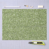 Jewel Green Imitats Glitzer Seidenpapier (Handwerk)