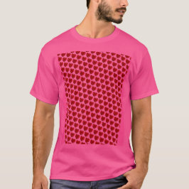 Jewel Hearts Pattern T - Shirt