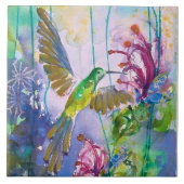 Jewel Hummingbird Keramik Kitchen Tile Fliese (Vorderseite)