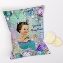 Jewel Mermaid Baby Duschvorrichtung Chip Beutel Wr