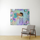 Jewel Mermaid Baby Shooting Bacdrop Banner Wandteppich (Beispiel (Horizontal))