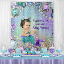 Jewel Mermaid Baby Showbanner