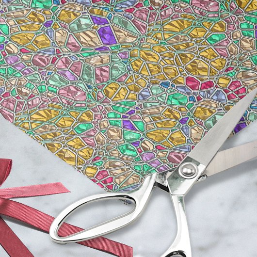 Jewel Mosaic - Gemstone Colors Hübsch Decoupage Seidenpapier