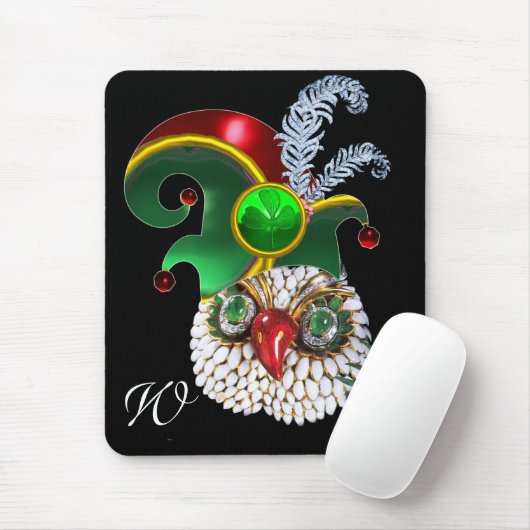 JEWEL OWL, ELF HAT, KLEEBLATT UND DIAMOND FEATHERS MOUSEPAD (Mit Mouse)