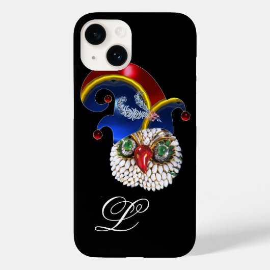 JEWEL OWL UND ELF HAT MIT DIAMOND FEATHERS Case-Mate iPhone HÜLLE (Rückseite)