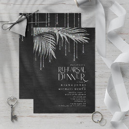 Jewel Palm Leaf Probe Dinner Silver ID830