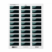 Jewel Palm Leaf Wedding Aquamarin ID830 (Vorne)