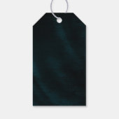 Jewel Palm Leaf Wedding Aquamarin ID830 Geschenkanhänger (Rückseite)