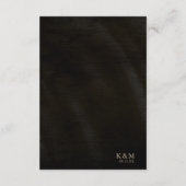 Jewel Palm Leaf Wedding Details Gold ID830 Begleitkarte (Rückseite)