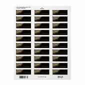 Jewel Palm Leaf Wedding Gold ID830 (Vorne)