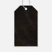 Jewel Palm Leaf Wedding Gold ID830 Geschenkanhänger (Rückseite)