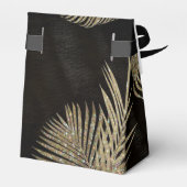 Jewel Palm Leaf Wedding Gold ID830 Geschenkschachtel (Rückseite)