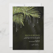 Jewel Palm Leaf Wedding Green ID830 (Vorderseite)