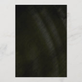 Jewel Palm Leaf Wedding Green ID830 Menükarte (Rückseite)