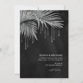 Jewel Palm Leaf Wedding Silver ID830 (Vorderseite)