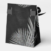 Jewel Palm Leaf Wedding Silver ID830 Geschenkschachtel (Rückseite)