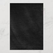 Jewel Palm Leaf Wedding Silver ID830 Menükarte (Rückseite)