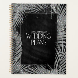 Jewel Palm Leaf Wedding Silver ID830 Planer
