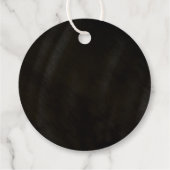 Jewel Palm Leaf Wedding Vielen Dank Gold ID830 Geschenkanhänger (Rückseite)