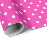 Jewel Pink | White Polka Dot Wrapping Paper Geschenkpapier<br><div class="desc">Dieses klassische Polka Dot Geschenkpapier ist perfekt für Ihre Geschenkwünsche! Schenken Sie sich ein Geburtstagsgeschenk, ein Babyduschgeschenk, ein Brautparty, ein Hochzeitsgeschenk oder ein Geschenk für jeden anderen besondere Anlass. Es ist auch eine wunderbare Wahl für das Packen von Papier Handwerk : Umhüllung Papier Umschläge, Packpapier Bunding, Umwickler oder Packpapier Bogen....</div>