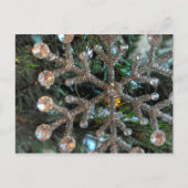 Jewel Snowflake, Weihnachtsbaum, Ziergegend Postkarte (Vorderseite)