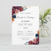 Jewel Theme Einladung (Stehend Vorderseite)