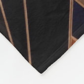 Jewel Tone Art Deco Multicolor Geometric Sunburst Fleecedecke (Ecke)