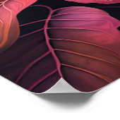 Jewel Tone Blätter II Poster (Ecke)