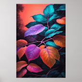 Jewel Tone Blätter II Poster (Vorne)