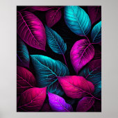 Jewel Tone Blätter VII Poster (Vorne)