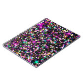 Jewel Tone Crystal Pixels Notizblock (Linke Seite)