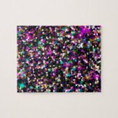 Jewel Tone Crystal Pixels Puzzle (Horizontal)