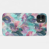 Jewel Tone Floral Case-Mate iPhone Hülle (Rückseite (Horizontal))