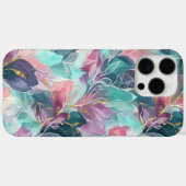 Jewel Tone Floral Case-Mate iPhone Hülle (Rückseite (Horizontal))