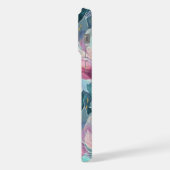 Jewel Tone Floral iPhone Hülle (Linke Seite)