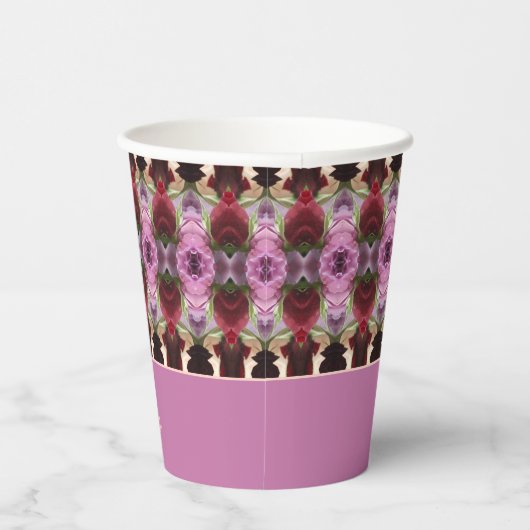 Jewel Tone Gemustert Pappbecher (Rechts)