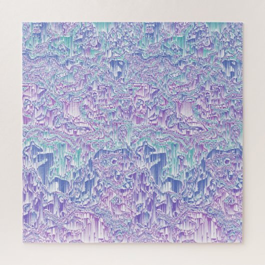 Jewel Tone Glitch Puzzle (Vertikal)
