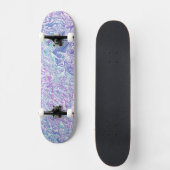 Jewel Tone Glitch Skateboard (Vorderseite)