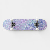 Jewel Tone Glitch Skateboard (Horizontal)