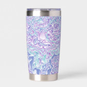 Jewel Tone Glitch Thermobecher (Vorderseite)