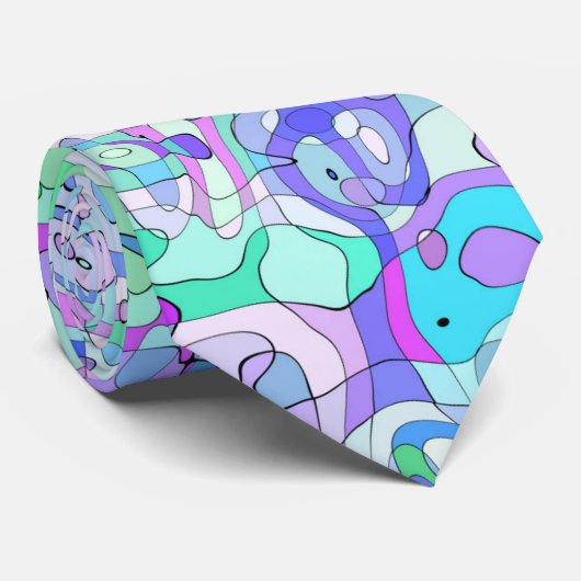 Jewel Tone Krawatte (Gerollt)