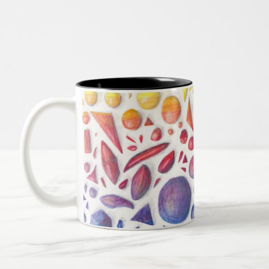Jewel Tone Maximalist Ästhetische Tasse (Links)