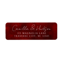 Jewel Tone Romance | Ruby | Rücksendeadresse