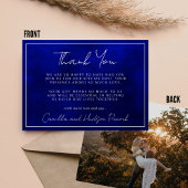 Jewel Tone Romance | Saphirblau | Dankeschön Dankeskarte