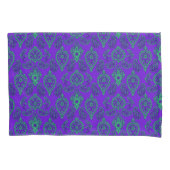 Jewel-Tone Verziert Paisley Design Kissenbezug (Vorderseite)