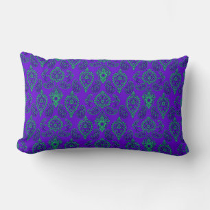 Jewel-Tone Verziert Paisley Design Lendenkissen