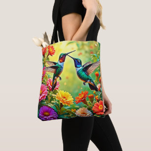Jewel Toned Hummingbird Magic Design Tasche
