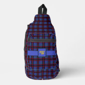 Jewel Toned Kariert Crossbody Bag (Vorderseite)
