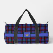 Jewel Toned Kariert Duffle Bag (Vorderseite)