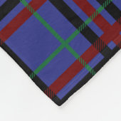 Jewel Toned Kariert Fleece Blanket (Ecke)